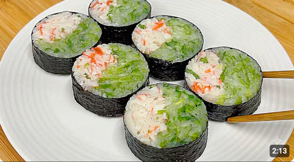 요즘 난리난 다이어트 김밥 대공개! 불 안쓰고 만드는데 기가 막힙니다! 배 터지게 먹어도 살찔 걱정 없어요!